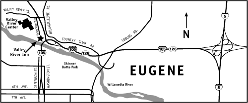 Map to Valley River Inn