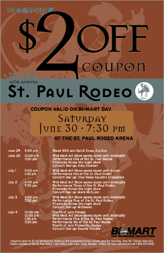 St. Paul Rodeo poster